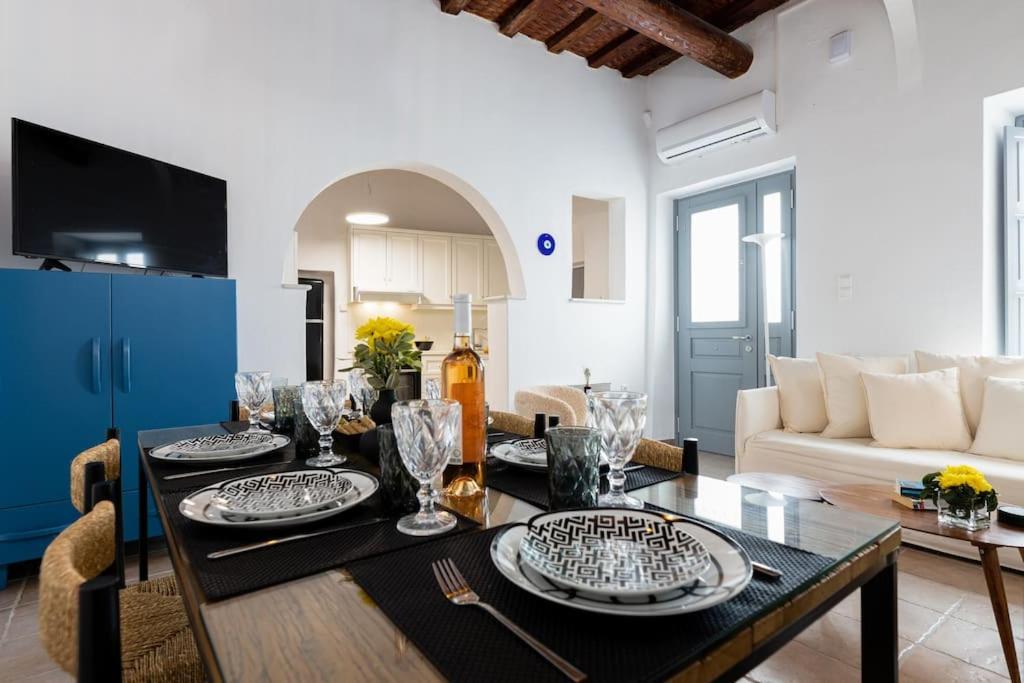 Venghera Naousa Apartment In The Heart Of Naousa Екстер'єр фото